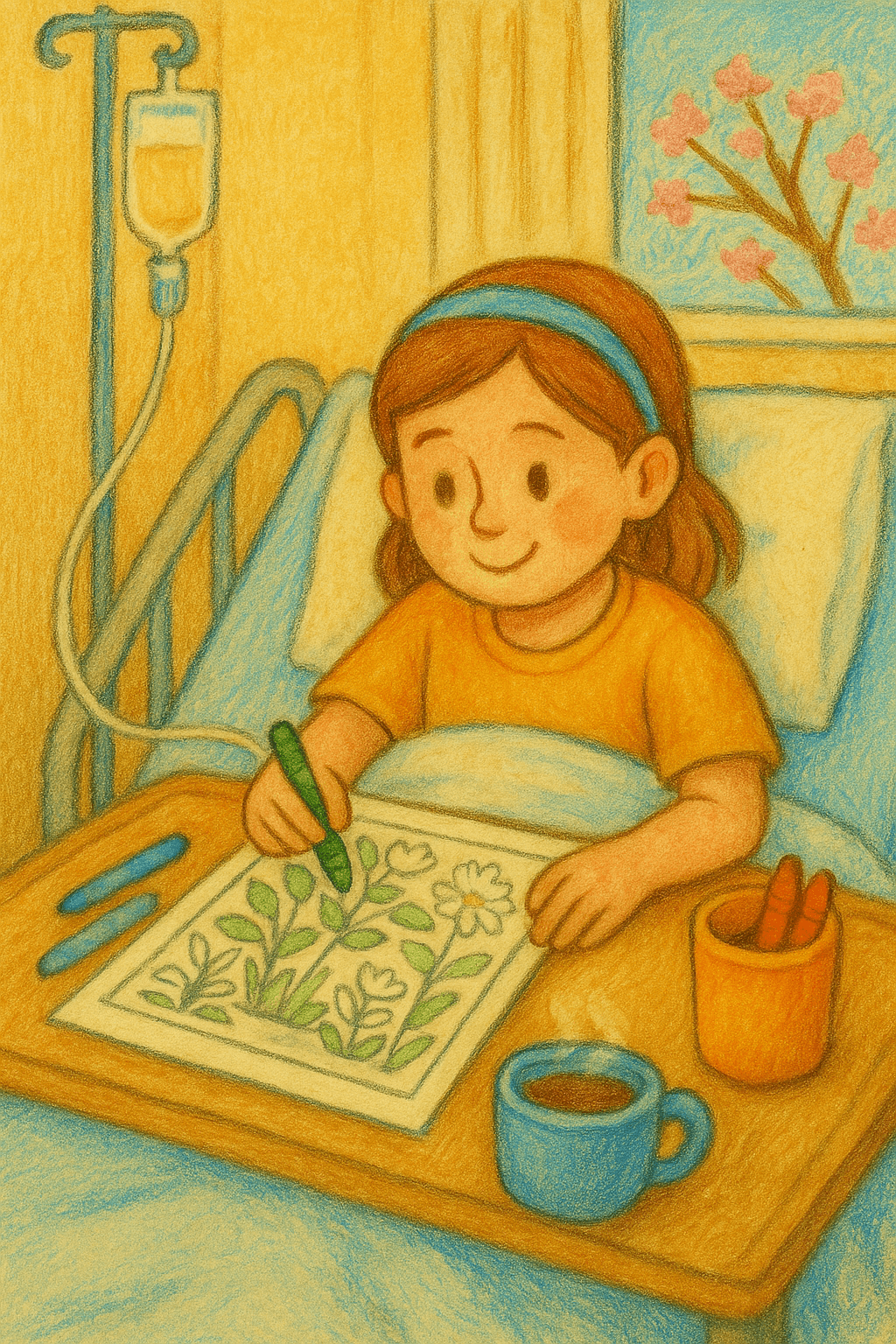 A touching moment related to the storybooks